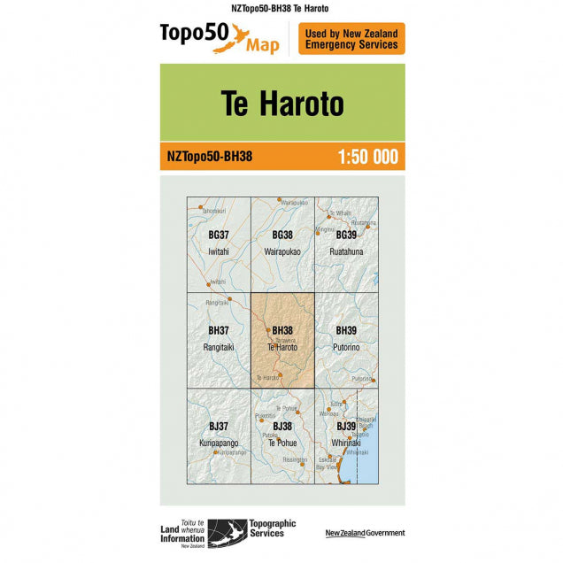 NZ Topo 50 Maps - Sportinglife Turangi